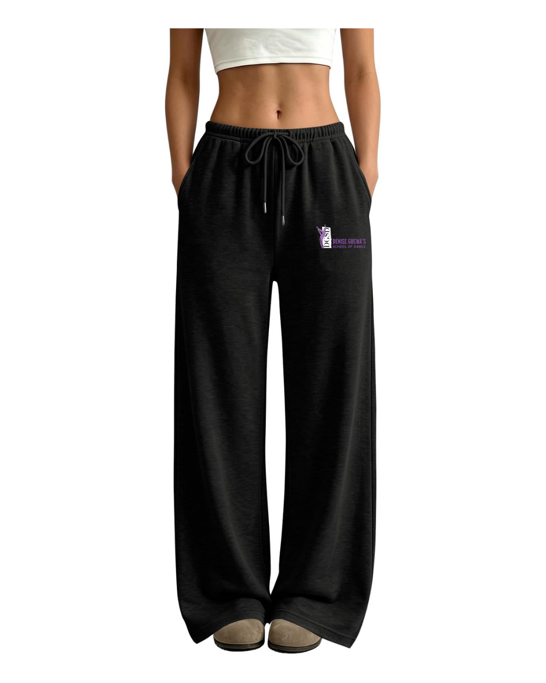 Over-sized Wide Leg Sweat Pants